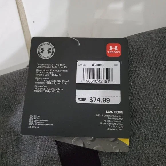 Under Armour Downtown Pack Laptop Backpack Grey - Picture 7 of 7